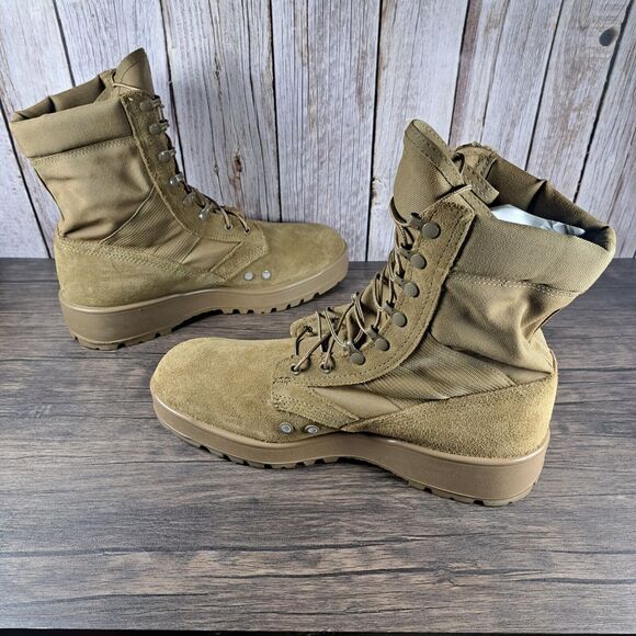 Hot Weather Army Combat Boot Vibram Men’s Sz 12.5 R Coyate 798 (VGC) - Picture 5 of 10